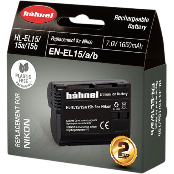 Acumulator Hahnel HL-EL15 tip Nikon EN-EL15 1650mAh