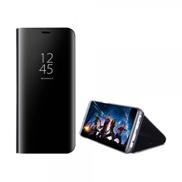 Husa Clear View Oglinda pentru Samsung Galaxy S9 G960 neagra