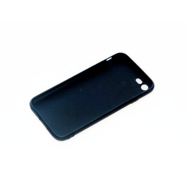 Husa de silicon neagra mata pentru iPhone 8