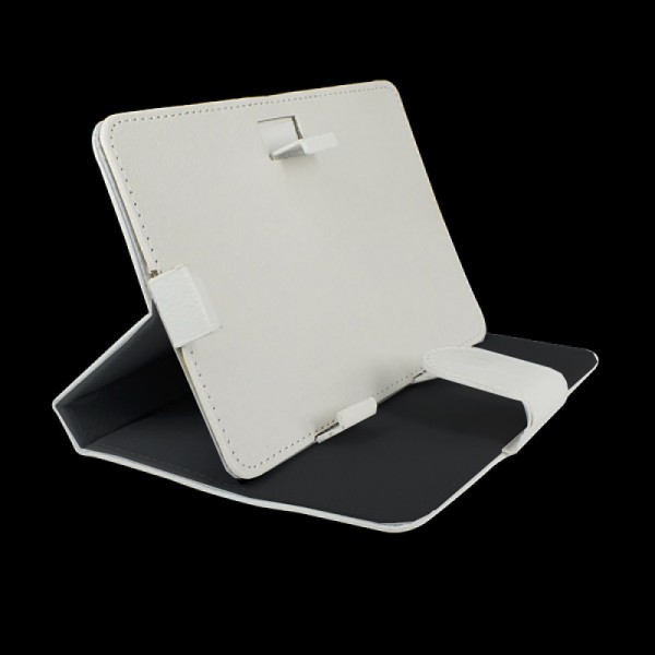 Husa piele ecologica tableta 9.7 inch stand alba