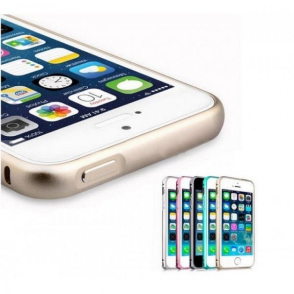 Bumper aluminiu iPhone 5/5S auriu