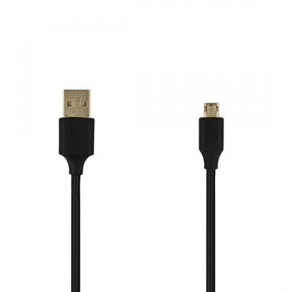 Cablu de date si incarcare micro USB reversibil 1m negru