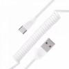 Cablu USB REMAX Micro USB Tip-C Radiance Pro RC-117a  alb