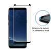 Folie de sticla securizata super clara curbata pentru Samsung G960 GALAXY S9-mai mica, pentru utilizare cu husa