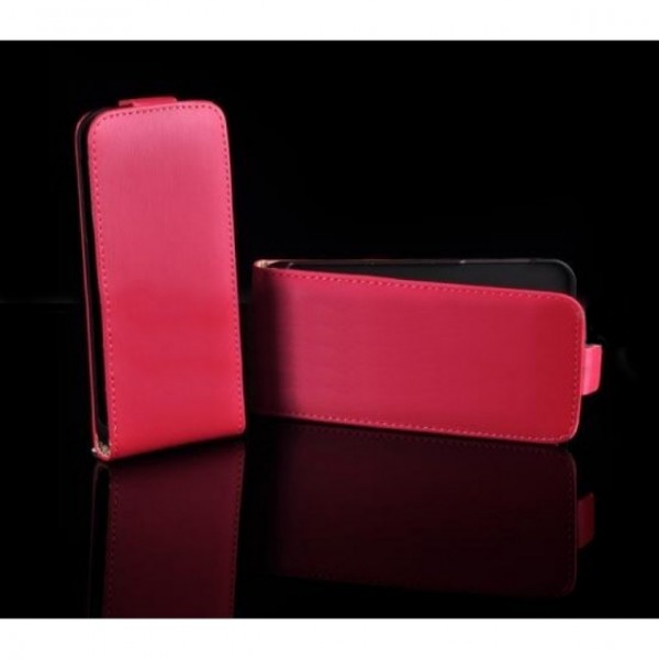 Husa flip slim NEO pentru Iphone 5 roz