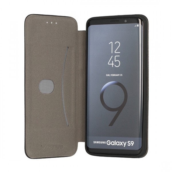 Husa flip Vennus Book SOFT pentru SAMSUNG G965 Galaxy S9 Plus neagra