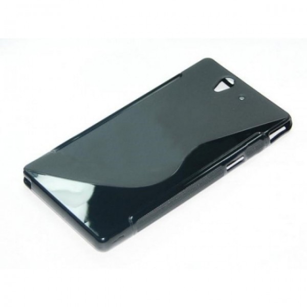 Husa silicon S-case pentru Sony Xperia Z L36i (Sony Yuga) neagra