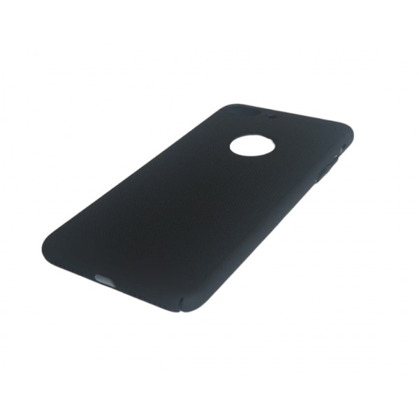 Husa policarbonat perforata pentru iPhone 7 Plus / 8 Plus neagra