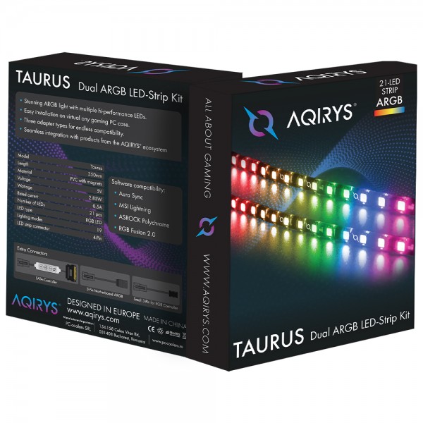 Kit Dual ARGB LED-Strip AQIRYS Taurus