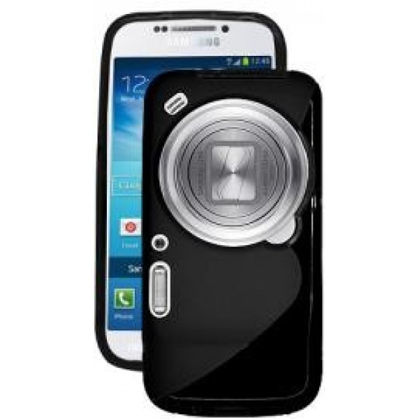 Husa de silicon S-Case pentru Samsung SM-C101 GALAXY S4 ZOOM neagra