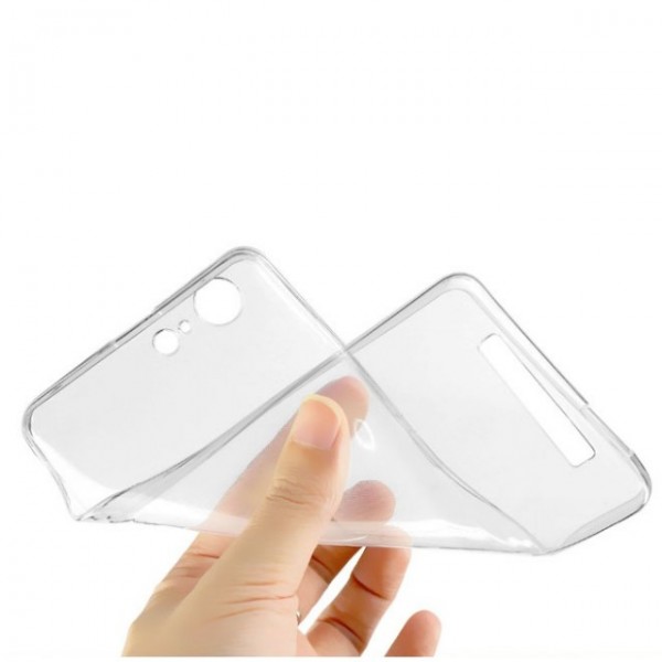 Husa de silicon ultra-subtire 0.3mm transparenta pentru HTC DESIRE 320