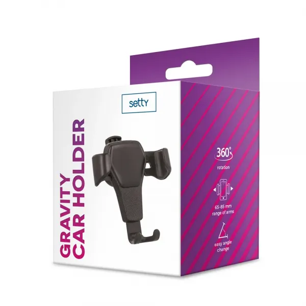 Suport auto grila aer Setty GUS-01 gravity