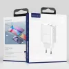 Incarcator retea Dux Ducis C70 - 220V la USB-A si USB Tip C - PD 20W QC 3.0 18W 2A alb