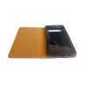 Husa flip Diary Flexy piele naturala neagra pentru SAMSUNG GALAXY S10