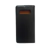 Husa flip Diary Flexy piele naturala neagra pentru SAMSUNG GALAXY S10