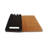 Husa flip Diary Flexy piele naturala neagra pentru SAMSUNG GALAXY S10