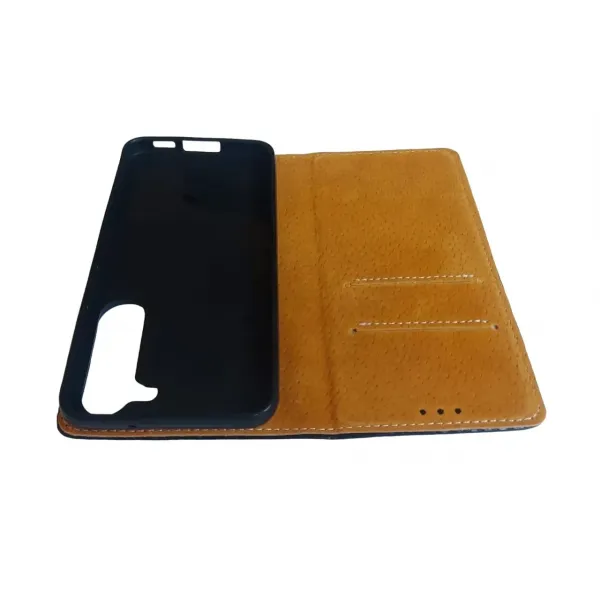 Husa flip Diary Flexy piele naturala neagra pentru SAMSUNG GALAXY S23