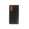 Husa flip Diary Flexy piele naturala neagra pentru SAMSUNG GALAXY S20 FE/LITE