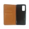 Husa flip Diary Flexy piele naturala neagra pentru SAMSUNG GALAXY S20 FE/LITE