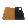 Husa flip Diary Flexy piele naturala neagra pentru SAMSUNG GALAXY S20 FE/LITE