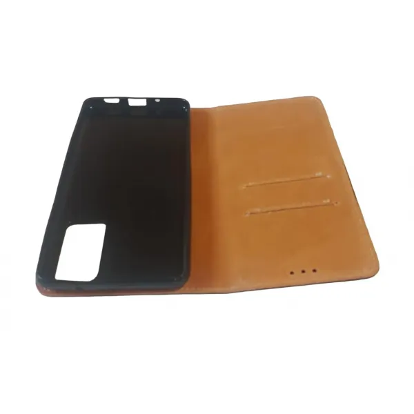 Husa flip Diary Flexy piele naturala neagra pentru SAMSUNG GALAXY S20 FE/LITE