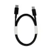 Cablu USB tip C - USB tip C 2m negru cu incarcare rapida
