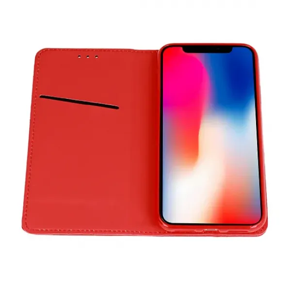Husa Telone Smart Book Magnet rosie pentru Samsung Galaxy S10 Lite G770