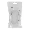 Cablu USB tip C - USB tip C 2m alb cu incarcare rapida