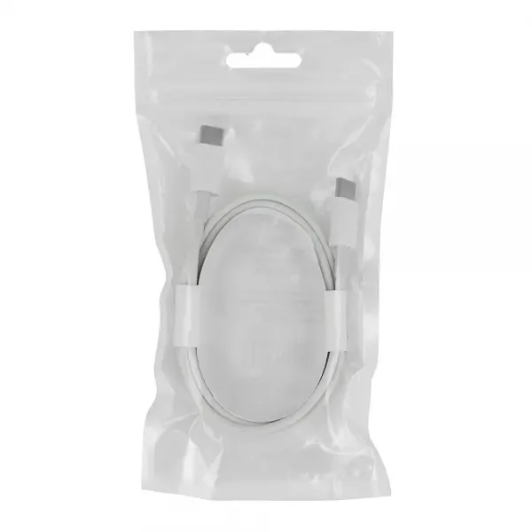 Cablu USB tip C - USB tip C 2m alb cu incarcare rapida
