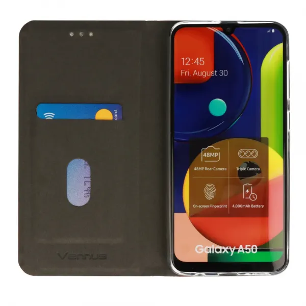 Husa Book Vennus Sensitive neagra pentru Samsung Galaxy S10 Lite G770