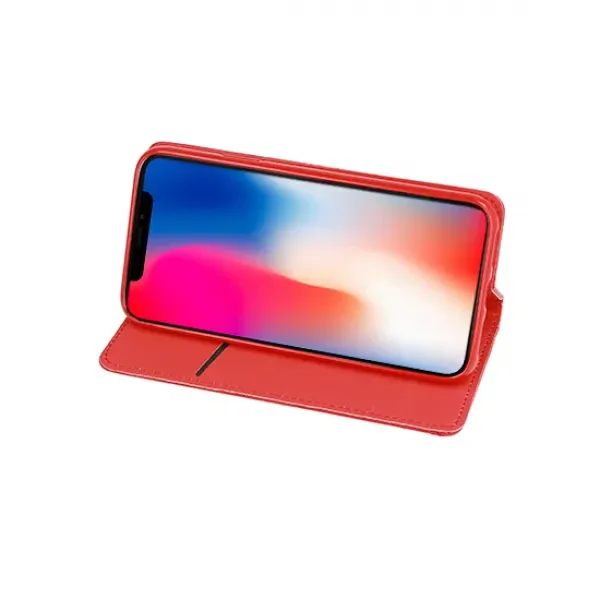 Husa Telone Smart Book Magnet rosie pentru Samsung Galaxy S10 Lite G770