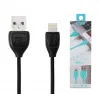 Cablu USB REMAX LESU Lightning RC-050i pentru iPhone 5/SE/6/6S/7/8/X 1m negru