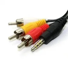 Cablu audio video 3xRCA la jack 3.5mm cu 4 contacte