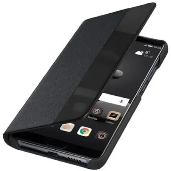 Husa Smart View Flip pentru Huawei P30 Lite neagra
