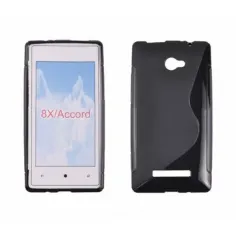 Husa de silicon S-case pentru HTC Accord 8X neagra