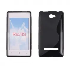 Husa de silicon S-case pentru HTC RIO 8S neagra