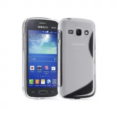 Husa de silicon S-case pentru Samsung S7270/7272/7275 GALAXY ACE 3 transparenta