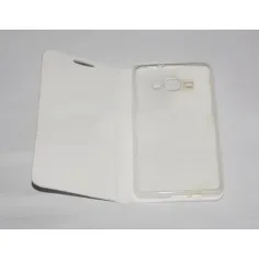 Husa flip Diary Flexy Stand alba pentru Samsung Galaxy A5 A500F