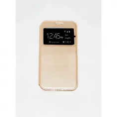 Husa flip S-View Flexy Stand aurie pentru Samsung Galaxy S7 G930F
