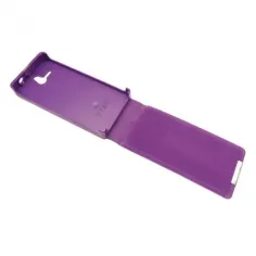 Husa flip slim IRON pentru Sony Xperia U/ST25i mov