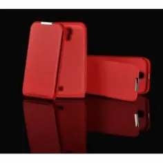 Husa flip slim IRON pentru Sony Xperia U/ST25i rosie