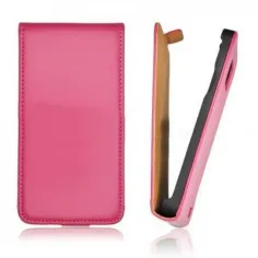Husa flip slim pentru Samsung s8500 Wave roz