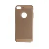 Husa policarbonat perforata pentru iPhone 7 Plus aurie mata