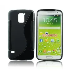 Husa silicon S-case pentru Samsung Galaxy S5/G900 neagra