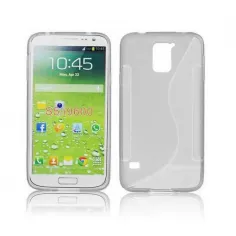 Husa silicon S-case pentru Samsung Galaxy S5/G900 transparenta