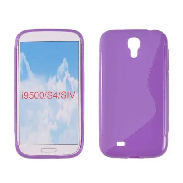 Husa silicon S-case pentru Samsung i9500 Galaxy S4 violet