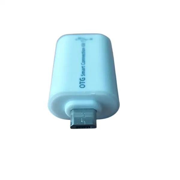 Adaptor USB la microUSB / OTG alb
