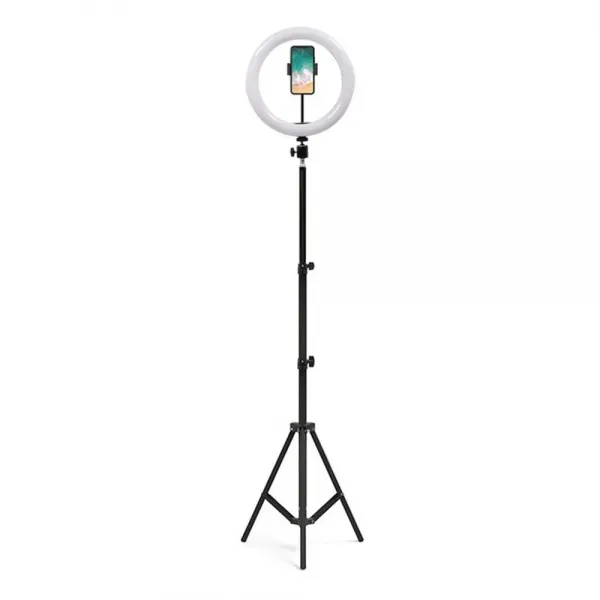 Selfie pack - trepied 1.6m cu lampa LED si suport telefon