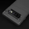 Husa de silicon CARBON pentru SAMSUNG A605 GALAXY A6 PLUS (2018) neagra