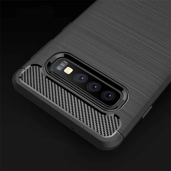 Husa de silicon CARBON pentru SAMSUNG A605 GALAXY A6 PLUS (2018) neagra